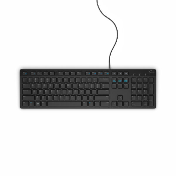 Dell - Keyboard and mouse set - Spanish - Wired - KM300C - Image 4