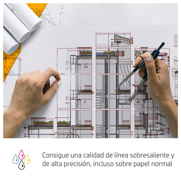 HP 711 - 29 ml - amarillo - original - DesignJet - cartucho de tinta - para DesignJet T100, T120, T120 ePrinter, T125, T130, T520, T520 ePrinter, T525, T530 - Image 13