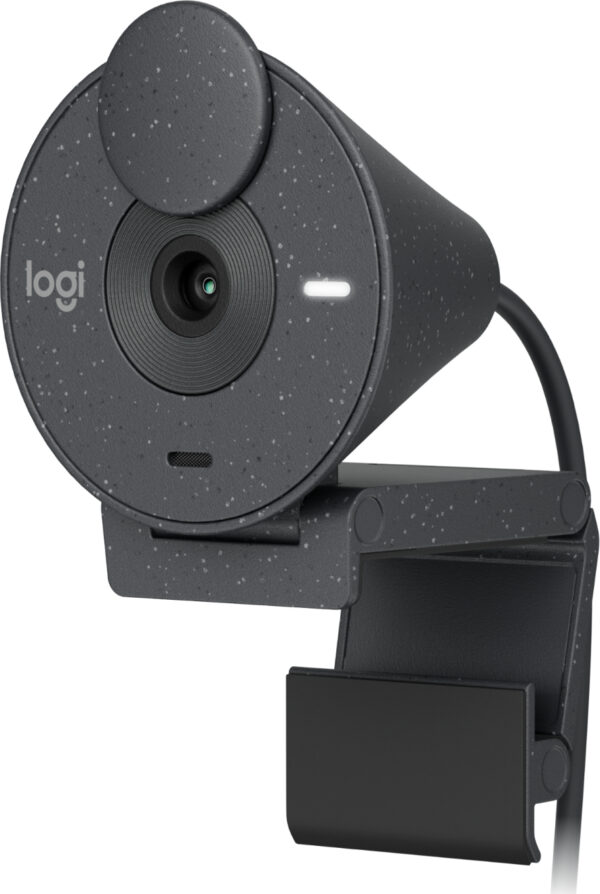 Logitech BRIO 300 - Webcam - color - 2 MP - 1920 x 1080 - 720p, 1080p - audio - USB-C