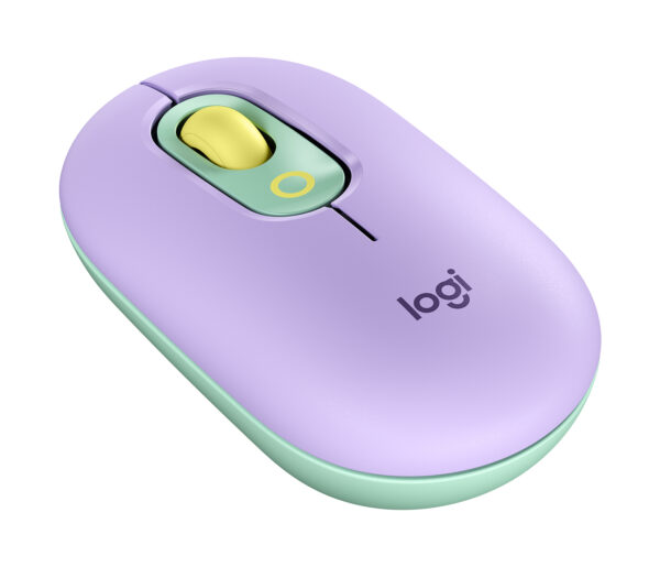 Logitech POP - Ratón - compacto - óptico - 4 botones - inalámbrico - Bluetooth 5.1 - morado - Image 3