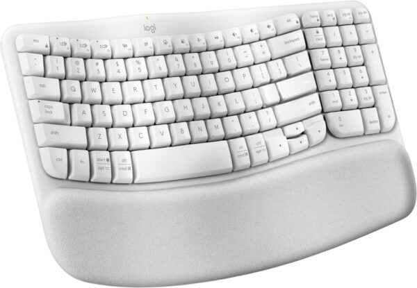 Logitech - Keyboard - Wave keys - Spanish - Off white - Image 4