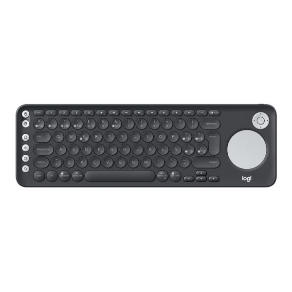 Logitech - K600 Smart TV Keyboard - Wireless - Spanish - Bluetooth - Black - intergrated touchpad - Image 2