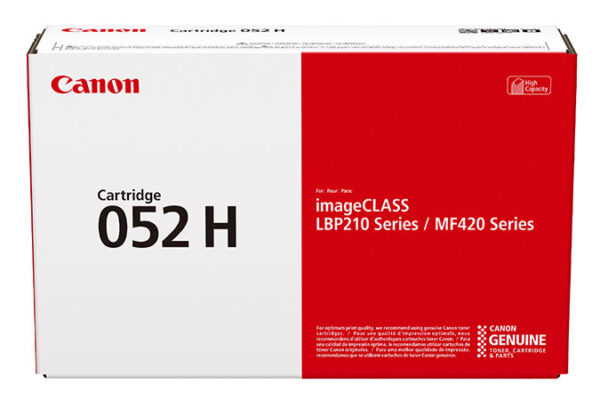 Canon 052 H - Gran capacidad - negro - original - cartucho de tóner - para imageCLASS LBP212, LBP215, MF429; i-SENSYS LBP212, LBP214, LBP215, MF421, MF426, MF429 - Image 2