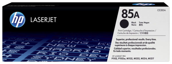 HP 85A - Negro - original - LaserJet - cartucho de tóner (CE285A) - para LaserJet Pro M1132 MFP, M1212nf MFP, M1217nfw MFP, P1102, P1102s, P1102W, P1109, P1109W