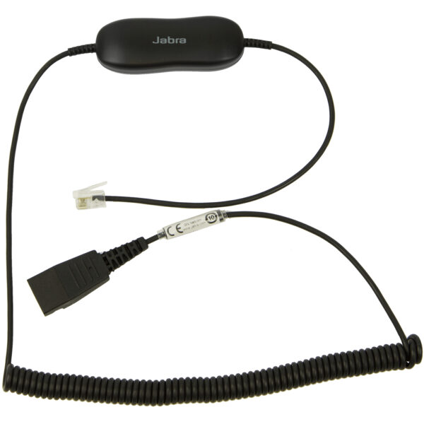 Jabra GN1216 - Cable para auriculares - RJ-9 macho a Desconexión rápida macho - 2 m - para Avaya one-X Deskphone Edition 96XX; Jabra GN 2000, GN1900, GN2000; BIZ 2400 3in1, GN2000