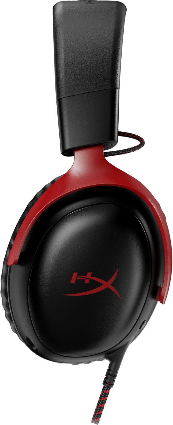 HyperX Cloud 3 - Auricular - tamaño completo - cableado - USB, conector de 3,5 mm - negro, rojo - Image 15