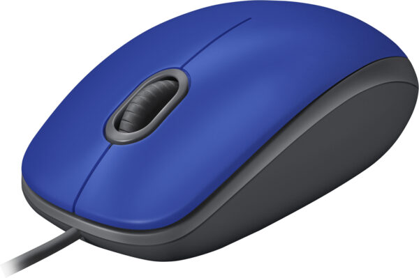 Logitech - Mouse - Wired - Blue - M110 Silent - Image 4