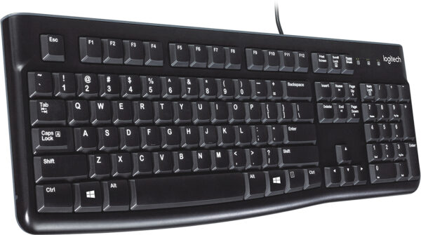 Logitech K120 - Teclado - USB - inglés - negro - Image 4