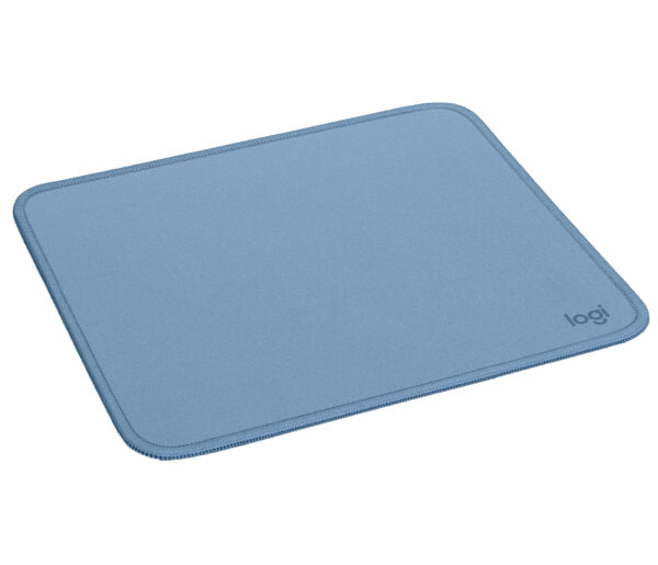 Logitech Studio Series - Alfombrilla de ratón - base de goma antideslizante, fácil deslizamiento, superficie resistente a salpicaduras - gris azulado