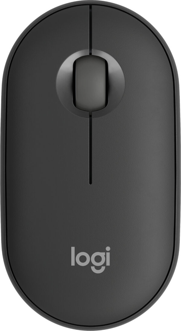 Logitech Pebble Mouse 2 M350s - Ratón - óptico - 3 botones - inalámbrico - Bluetooth - grafito