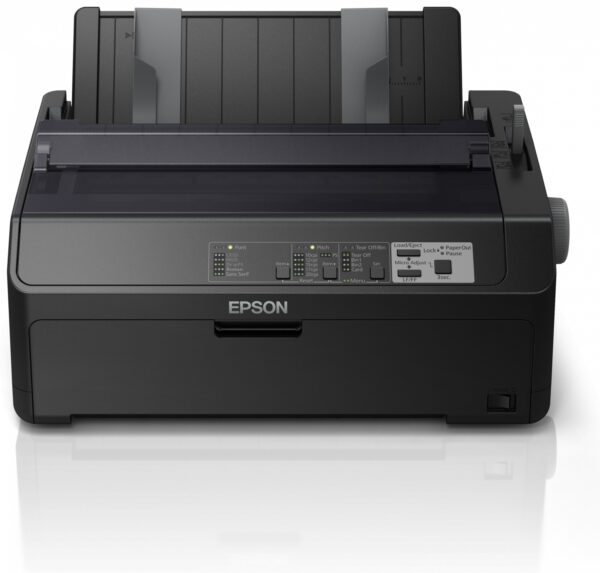 Epson FX 890II - Impresora - monocromo - matriz de puntos - Rollo (21,6 cm), 254 mm (anchura), 257 x 363 mm - 240 x 144 ppp - 9 espiga - hasta 738 caracteres/segundo - paralelo, USB 2.0 - Image 3