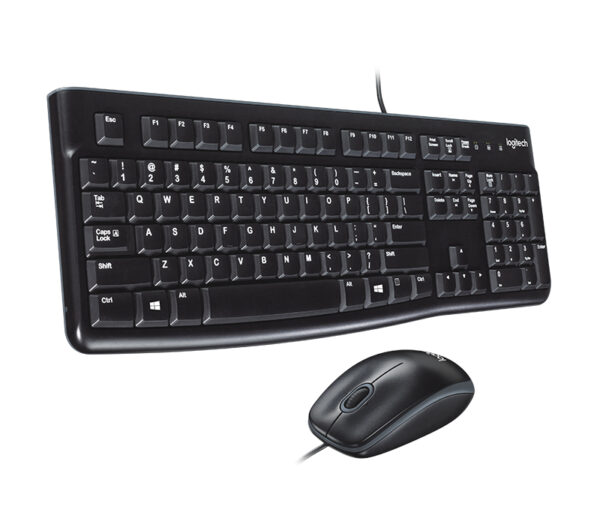 Logitech Desktop MK120 - Juego de teclado y ratón - USB - inglés