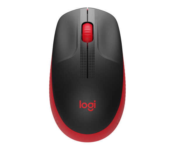 Logitech M190 - Ratón - óptico - 3 botones - inalámbrico - receptor inalámbrico USB - rojo - Image 2