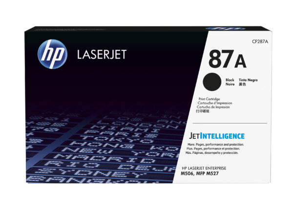 HP 87A - Negro - original - LaserJet - cartucho de tóner ( CF287A ) - para LaserJet Enterprise Flow MFP M527, M506, MFP M527, LaserJet Pro MFP M527