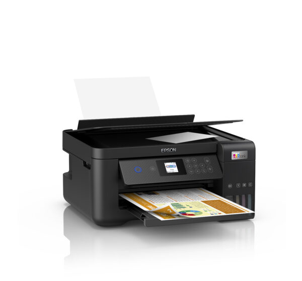 Epson EcoTank L4260 - Impresora multifunción - color - chorro de tinta - rellenable - Letter A (216 x 279 mm)/A4 (210 x 297 mm) (original) - A4/Legal (material) - hasta 7.7 ppm (copiando) - hasta 10.5 ppm (impresión) - 100 hojas - USB 2.0, Wi-Fi(n) - Image 4