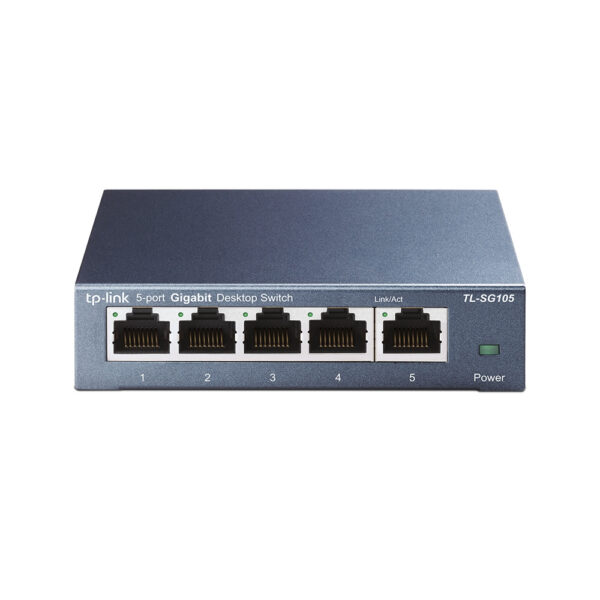 TP-Link TL-SG105 5-Port Metal Gigabit Switch - Conmutador - sin gestionar - 5 x 10/100/1000 - sobremesa - Image 2