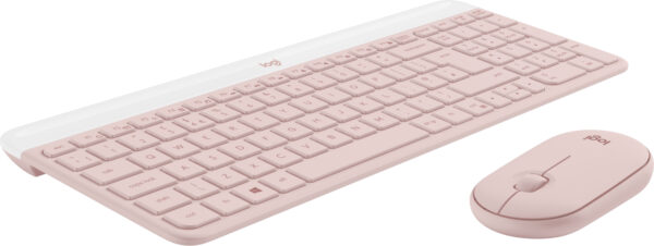 Logitech - Keyboard and mouse set - Spanish - Wireless - Rose - Image 6