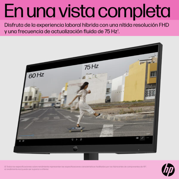 HP P22 G5 - P-Series - monitor LED - 21.5" - 1920 x 1080 Full HD (1080p) @ 75 Hz - IPS - 250 cd/m² - 1000:1 - 5 ms - HDMI, VGA, DisplayPort - negro - Image 10