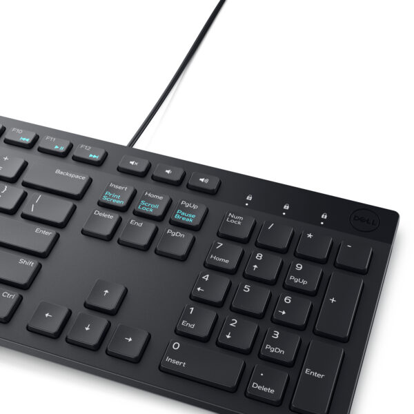 Dell - Keyboard and mouse set - Spanish - Wired - KM300C - Image 5