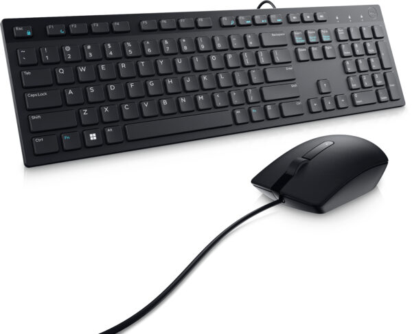 Dell - Keyboard and mouse set - Spanish - Wired - KM300C - Image 2