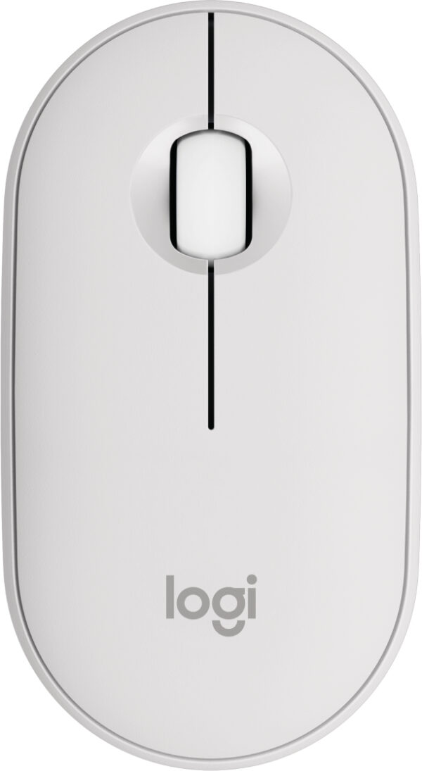 Logitech Pebble Mouse 2 M350s - Ratón - óptico - 3 botones - inalámbrico - Bluetooth - blanco - Image 2