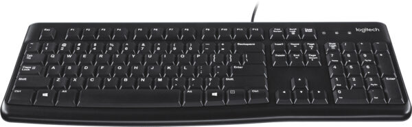 Logitech K120 - Teclado - USB - inglés - negro - Image 3