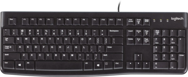 Logitech K120 - Teclado - USB - inglés - negro - Image 2