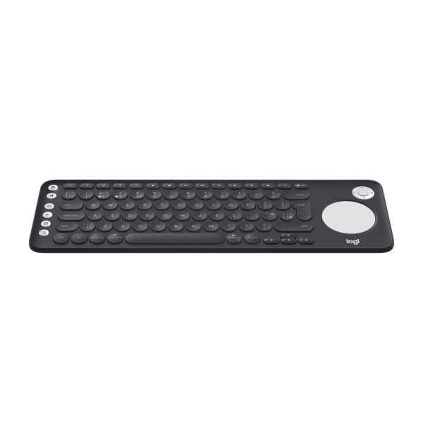 Logitech - K600 Smart TV Keyboard - Wireless - Spanish - Bluetooth - Black - intergrated touchpad - Image 3