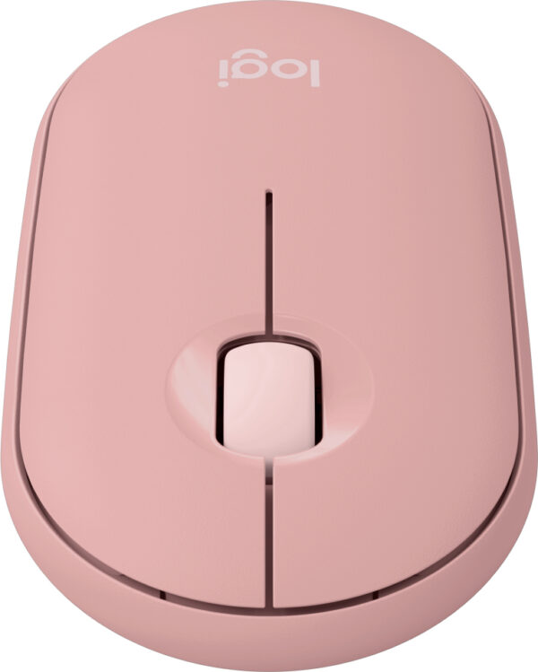 Logitech Pebble Mouse 2 M350s - Ratón - óptico - 3 botones - inalámbrico - Bluetooth - rosa - Image 4