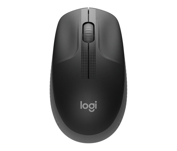 Logitech M190 - Ratón - óptico - 3 botones - inalámbrico - receptor inalámbrico USB - carbón