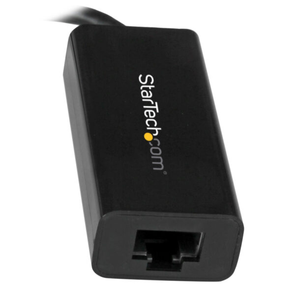 StarTech.com USB C to Gigabit Ethernet Adapter - Black - USB 3.1 to RJ45 LAN Network Adapter - USB Type C to Ethernet (US1GC30B) - Adaptador de red - USB-C - Gigabit Ethernet - negro - para P/N: HB30C3A1CFB, HB30C3A1CFS, TB33A1C - Image 4