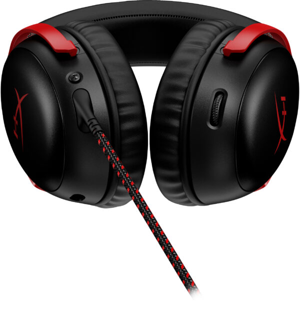 HyperX Cloud 3 - Auricular - tamaño completo - cableado - USB, conector de 3,5 mm - negro, rojo - Image 14