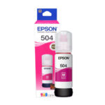 Epson 504 - 70 ml - magenta - original - recarga de tinta - para EcoTank L4150, L4260, L6161, L6171, L6191, L6270