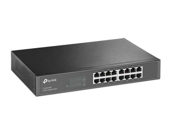 TP-Link TL-SG1016D 16-Port Gigabit Switch - Conmutador - sin gestionar - 16 x 10/100/1000 - sobremesa - Imagen 3