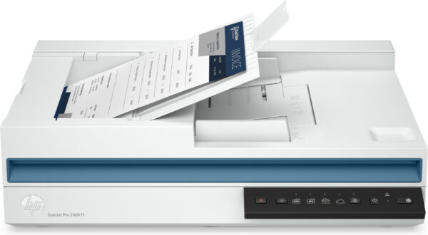 HP Scanjet Pro 2600 f1 - Escáner de documentos - CMOS / CIS - a dos caras - A4/Legal - 1200 ppp x 1200 ppp - hasta 25 ppm (mono) / hasta 25 ppm (color) - Alimentador automático de documentos (ADF) (60 hojas) - hasta 1500 exploraciones por día - USB 2.0 - Imagen 3
