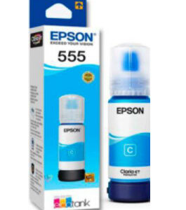 Epson T555 - Cián - original - recarga de tinta - para EcoTank L8160, L8180