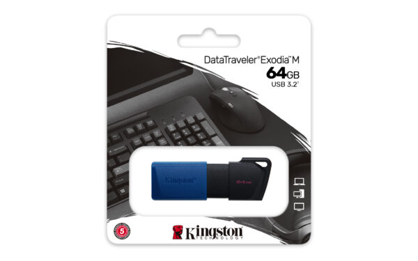 Kingston DataTraveler Exodia M - Unidad flash USB - 64 GB - USB 3.2 Gen 1 - Imagen 7