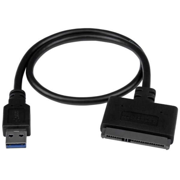 StarTech.com Cable adaptador USB 3.1 (10 Gbps) a SATA para unidades de disco - Controlador de almacenamiento - 2.5" - SATA 6Gb/s - USB 3.1 (Gen 2) - negro - Imagen 2