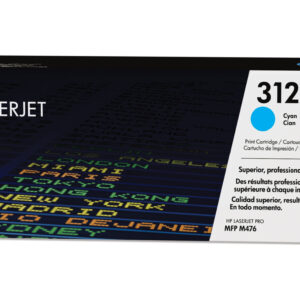 HP 312A - Cián - original - LaserJet - cartucho de tóner (CF381A) - para Color LaserJet Pro MFP M476dn, MFP M476dw, MFP M476nw