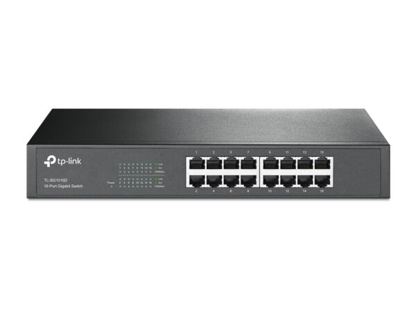 TP-Link TL-SG1016D 16-Port Gigabit Switch - Conmutador - sin gestionar - 16 x 10/100/1000 - sobremesa