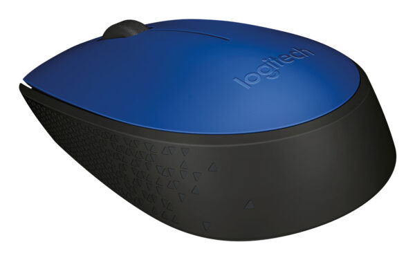 Logitech M170 - Ratón - diestro y zurdo - inalámbrico - 2.4 GHz - receptor inalámbrico USB - azul - Imagen 3