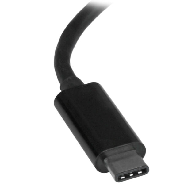 StarTech.com USB C to Gigabit Ethernet Adapter - Black - USB 3.1 to RJ45 LAN Network Adapter - USB Type C to Ethernet (US1GC30B) - Adaptador de red - USB-C - Gigabit Ethernet - negro - para P/N: HB30C3A1CFB, HB30C3A1CFS, TB33A1C - Imagen 3