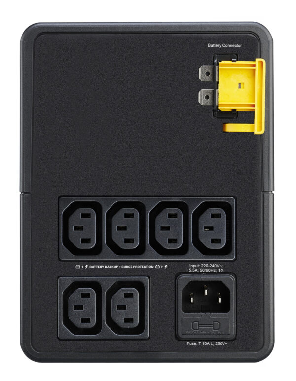 APC Back-UPS 1200VA - UPS - CA 120 V - 650 vatios - 1200 VA - 1 fase - 9 Ah - conectores de salida: 6 - negro - Imagen 3