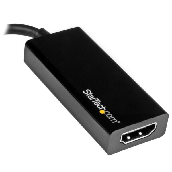 StarTech.com USB C to HDMI Adapter - USB 3.1 Type C Converter - 4K 30Hz UHD - Adaptador de vídeo - 24 pin USB-C macho a HDMI hembra - 14.7 cm - negro - admite 4K30Hz (3840 x 2160) - para P/N: BNDTB10GI, BNDTB210GSFP, BNDTB410GSFP, BNDTB4M2E1, BNDTBUSB3142, TB3DK2DPM2 - Imagen 4