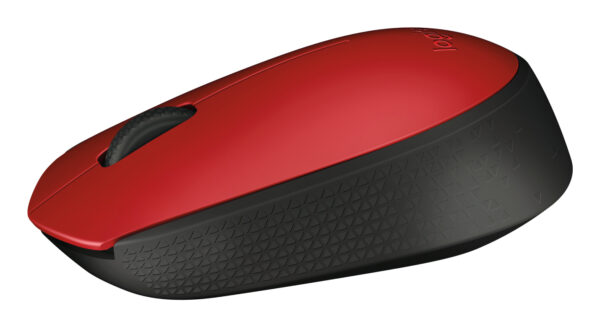 Logitech M170 - Ratón - diestro y zurdo - inalámbrico - 2.4 GHz - receptor inalámbrico USB - rojo - Imagen 6