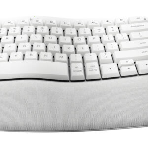 Logitech - Keyboard - Wave keys - Spanish - Off white