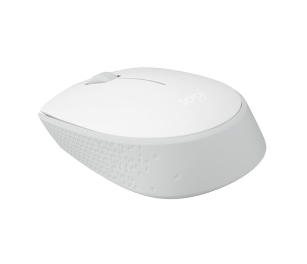 Logitech M170 Wireless Mouse, Ambidextrous, Off-white - Ratón - diestro y zurdo - óptico - 3 botones - inalámbrico - 2.4 GHz - receptor inalámbrico USB - blanco hueso