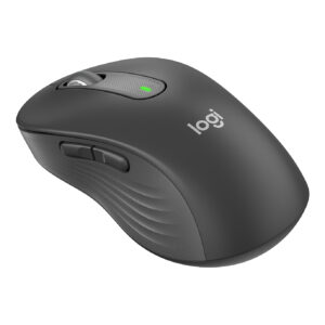 Logitech Signature M650 L - Ratón - tamaño completo - diestro - inalámbrico - 2.4 GHz, Bluetooth - receptor de USB Logitech Logi Bolt - grafito
