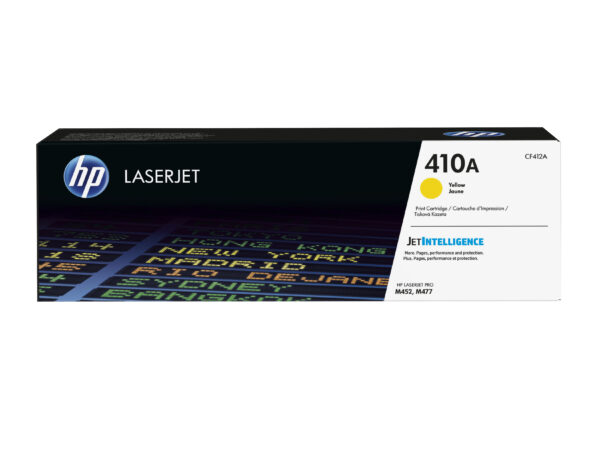 HP 410A - Amarillo - original - LaserJet - cartucho de tóner (CF412A) - para Color LaserJet Pro M452, MFP M377, MFP M477 - Imagen 2