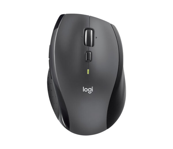 Logitech Marathon M705 - Ratón - ergonómico - diestro - laser - 7 botones - inalámbrico - 2.4 GHz - receptor inalámbrico USB - carbón - Imagen 4